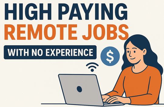 High Paying Remote Jobs With No Experience